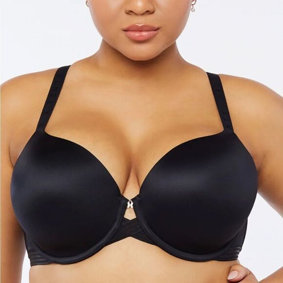 Savage X Fenty Core Microfiber T-Shirt Bra 38DD Black Caviar - Picture 2 of 6